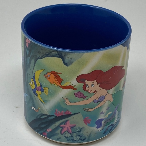 Disney The Little Mermaid Original Animated Movie Coffee Cup Mug Made in Japan - Picture 3 of 9